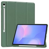 Husa Samsung Galaxy Tab S10 FE Plus Techsuit Flex Trifold Pen, verde inchis