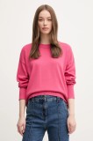 United Colors of Benetton pulover de bumbac culoarea roz, light, 1294D10DP
