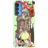 Husa compatibila cu Motorola Edge 20 Lite model Studio Ghibli, Silicon, TPU, Viceversa