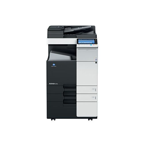 Multifunctionala LaserJet Monocrom, A4/A3, Konica Minolta Bizhub 224e, Duplex, USB, Network, Fax, Scanner, Toner inclus, Pagini printate 100 - 200k