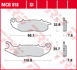 Set placute frana fata TRW MCB818 - Aprilia SR Compact 125-200 - Liberty iGet - Medley (15-23) 50-150cc - Vespa GTS (17-23) 125-300cc