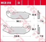 Set placute frana fata TRW MCB818 - Aprilia SR Compact 125-200 - Liberty iGet - Medley (15-23) 50-150cc - Vespa GTS (17-23) 125-300cc