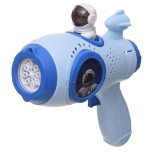 Cumpara ieftin Pistol de jucarie electric de facut baloane de sapun Space Gun Bubbles, Albastru
