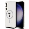 Husa MagSafe pentru Samsung Galaxy S24+ S926, Karl Lagerfeld, IML Ikonik Karl, Transparenta