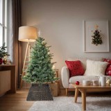 VidaXL Guler pentru Pomul de Crăciun Negru 70 x 70 x 28 cm 42020177