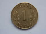 1 KRONA 1957 ISLANDA, Europa