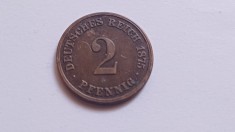 Germania 2 pfennig 1875 A foto