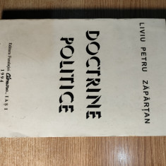 Doctrine politice - Liviu Petru Zapartan (Editura Fundatiei Chemarea Iasi, 1994)