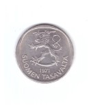 Moneda Finlanda 1 markka 1971, stare foarte buna, curata