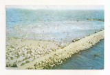 RF131 - Carte Postala - Constanta. Plaja si digul, circulata 1963