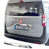 Ornament cromat din inox deasupra la numar/haion pentru Ford Tourneo Courier 2, Transit Courier din 2023