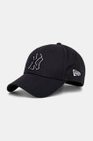 New Era șapcă de baseball din bumbac culoarea bleumarin, 60675523