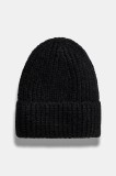 Answear Lab caciula culoarea negru, din tricot gros