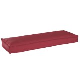 VidaXL Pernă pentru bancă din paleți Roșu Vin 120 x 40 x 8 cm