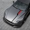 Set sticker autoadeziv Tuning in doua culori, model &quot;Hood Stripes V3&quot;,