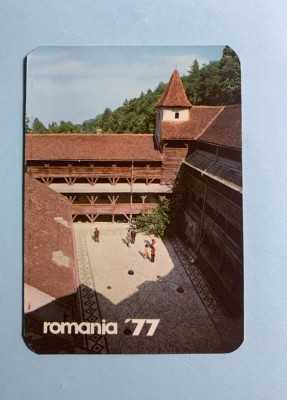Calendar 1977 Brașov Bastionul țesătorilor foto