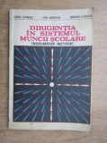 Ioan Damsa - Dirigentia in sistemul muncii scolare. Indrumator metodic