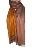 Fular Sal Dama Dacali, 100% Cashmere, Maro Bej, Elegant, 185x75 cm