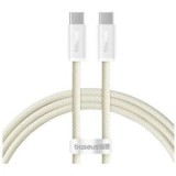 Cablu alimentare si date Baseus Dynamic 3, Fast Charging Data Cable pt. smartphone, USB Type-C la USB Type-C 100W, 1m, galben
