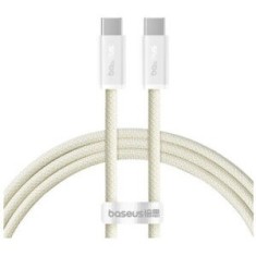 Cablu alimentare si date Baseus Dynamic 3, Fast Charging Data Cable pt. smartphone, USB Type-C la USB Type-C 100W, 1m, galben