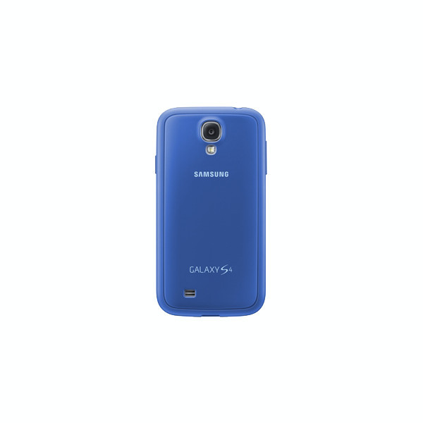 Pachet Folie Sticla + Husa Originala Samsung i9500 Galaxy S4 EF-PI950BCE Blue