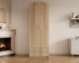 Dulap-4 ( 2U+2S ) Ro, 74x54x212 cm Sonoma