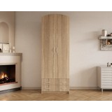 Dulap-4 ( 2U+2S ) Ro, 74x54x212 cm Sonoma