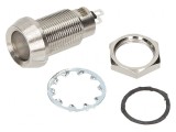 Lampa de control LED verde &Oslash;12,7mm 24-28VDC IP67