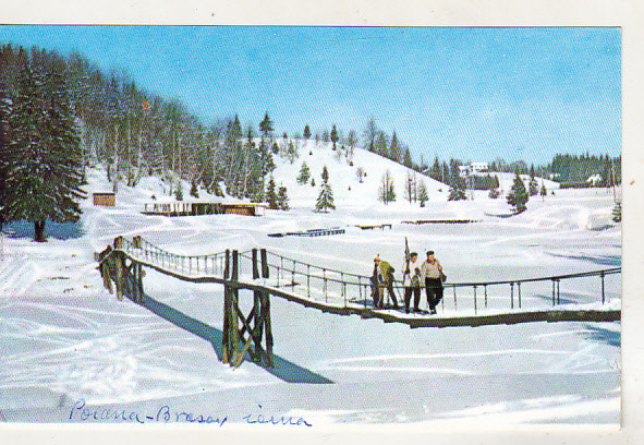 bnk cp Poiana Brasov - Peisaj de iarna - uzata