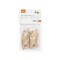 Set extensii sine din lemn mini curbate pentru trenulete, 4 buc,Viga