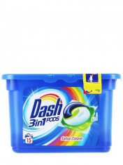 Dash Detergent capsule 3in1 PODS 15 buc Color foto