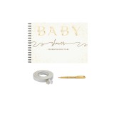 Guestbook/Album foto/Memorii scrise de la Baby Shower, 25 de pagini, A4 landscape, accesoriu nunta