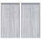 Perdele sir 2 buc Gri deschis 100x250 cm