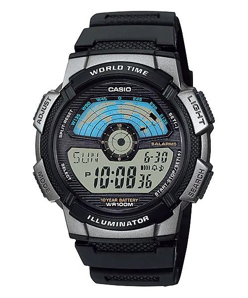 Ceas Barbati, Casio, Collection AE AE-1100W-1A - Marime universala