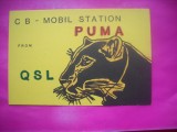 HOPCT 15141 PUMA - GERMANIA--CARTE POSTALA RADIO AMATOR / RADIOAMATORI CARICATURA -CIRCULATA