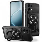 Husa pentru Oppo A6 Pro 5G / A6 Pro 4G, Techsuit, RuggedCam, Neagra