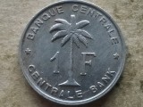 CONGO BELGIAN-RUANDA URUNDI-1 FRANC 1960