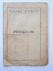 QW13 - Program cinematograf - Cinema Paris - anii 1930