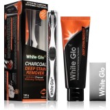 White Glo Charcoal set pentru &icirc;ngrijirea dentară