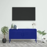 Comoda TV, bleumarin, 105x35x50 cm, otel GartenMobel Dekor, vidaXL