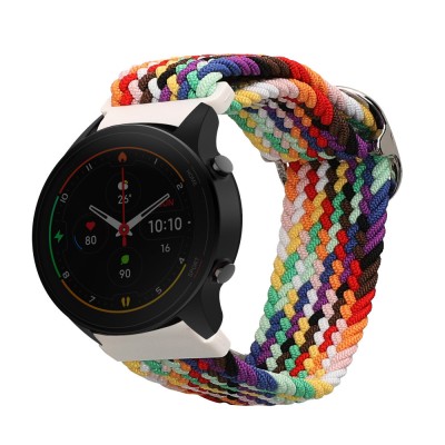 Curea Kwmobile pentru Xiaomi Mi Watch/Mi Watch Color Sport, Multicolor, Nylon, KWM000025FH002C foto