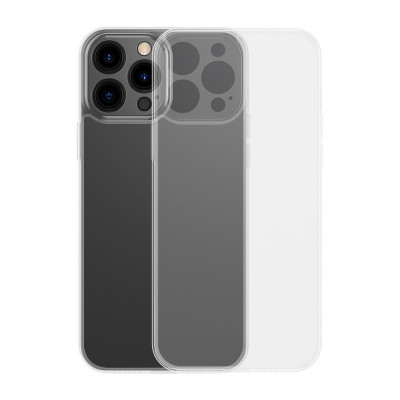 Husă De Protecție Din Sticlă Mată Baseus Pentru IPhone 13 Pro Transparentă (ARWS000102) 6932172601676 foto