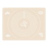 Covoras pentru aluat din silicon, foaie antiaderenta, 60x80 cm, Bej, 559COF