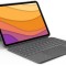 Husa cu tastatura Logitech Combo Touch iPad Air (4-1, 5-1 gen - 2020, 2022), german QWERTZ, gri - SECOND