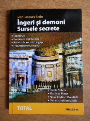 J. J. Bedu - &amp;Icirc;ngeri și demoni. Sursele secrete foto