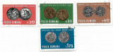 Numismatica, 1970 - 20 B, 35 B, 60 B, 1,75 L, obliterate, Istorie, Stampilat