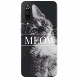 Husa silicon pentru Xiaomi Mi 9, Meow Cute Cat