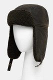 Barbour căciulă din bumbac Morar Wax culoarea maro, bumbac, din tesatura unia, MHA0710