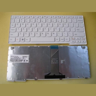Tastatura laptop noua Lenovo IDEAPAD S205 White Frame White US foto
