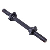 Bara cu filet pentru greutati F-28, LiveUp, Negru, 35.5 cm